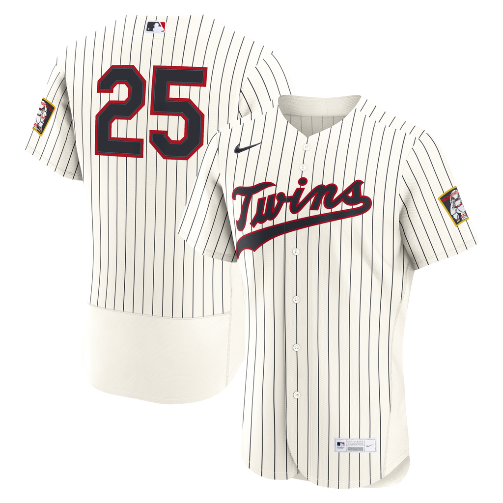 Minnesota Twins Byron Buxton Nike Cream 2026 Field of Dreams Authentic Jersey