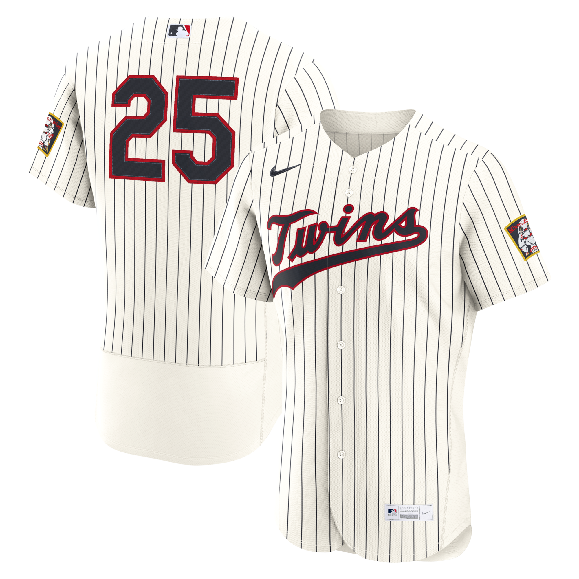 Minnesota Twins Byron Buxton Nike Cream 2026 Field of Dreams Authentic Jersey