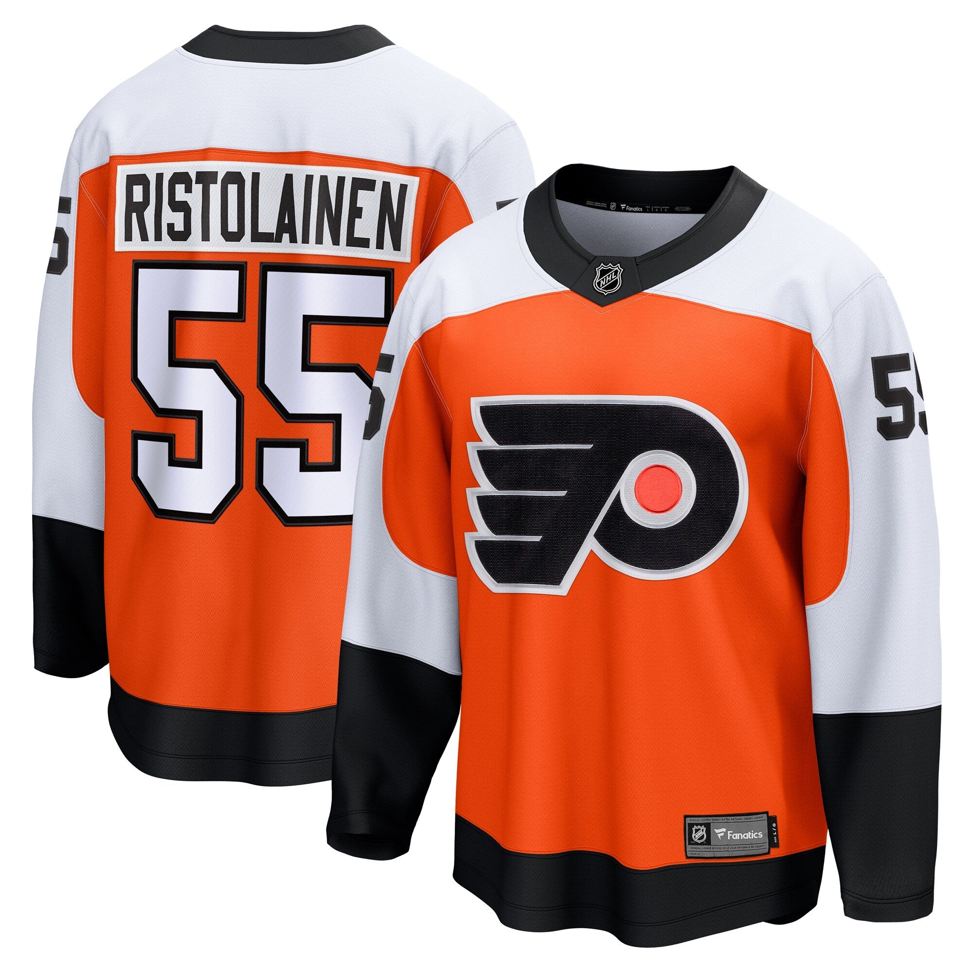 Philadelphia Flyers Rasmus Ristolainen Fanatics Orange Home Breakaway Jersey