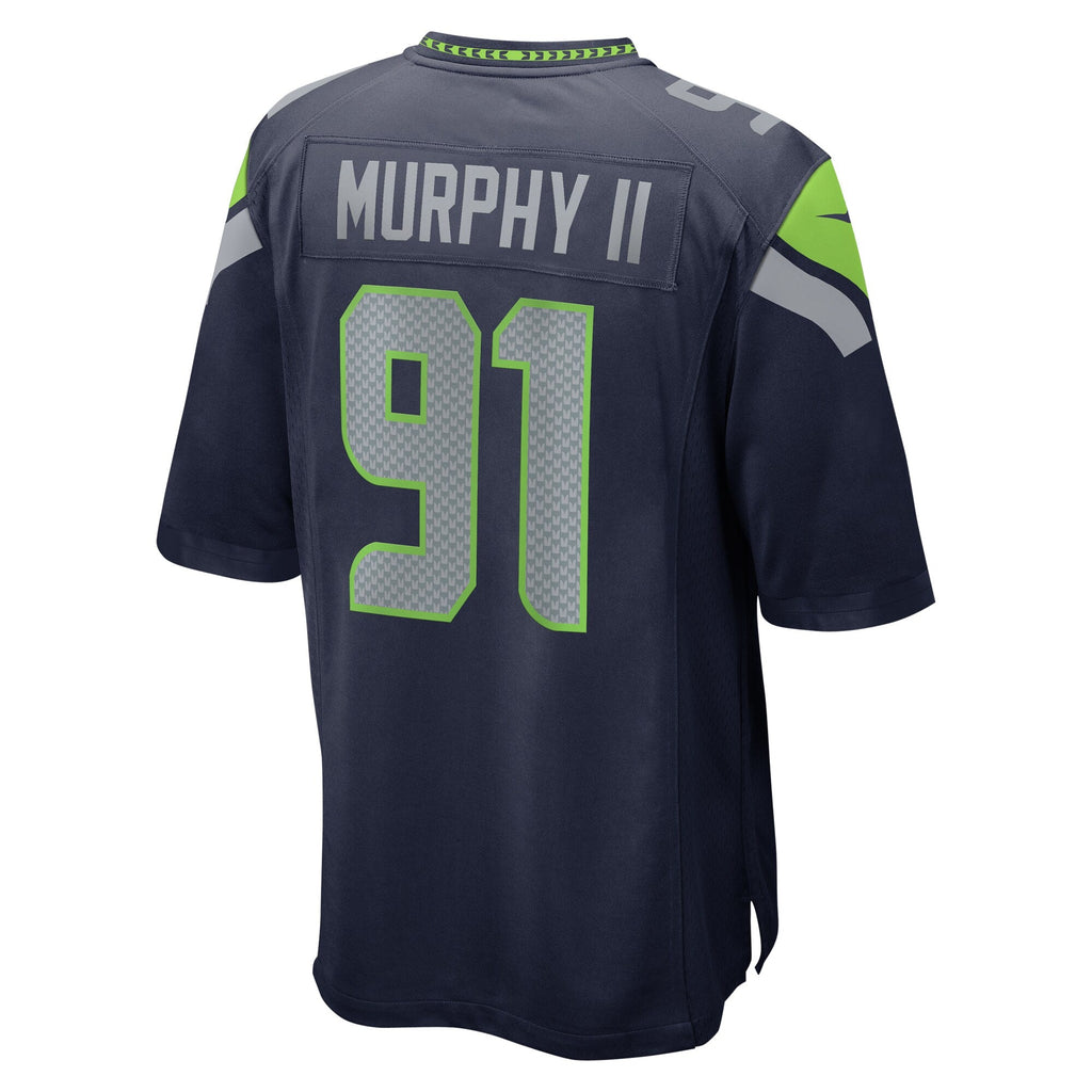 Seattle Seahawks Byron Murphy II Nike College Navy Player Game Jersey