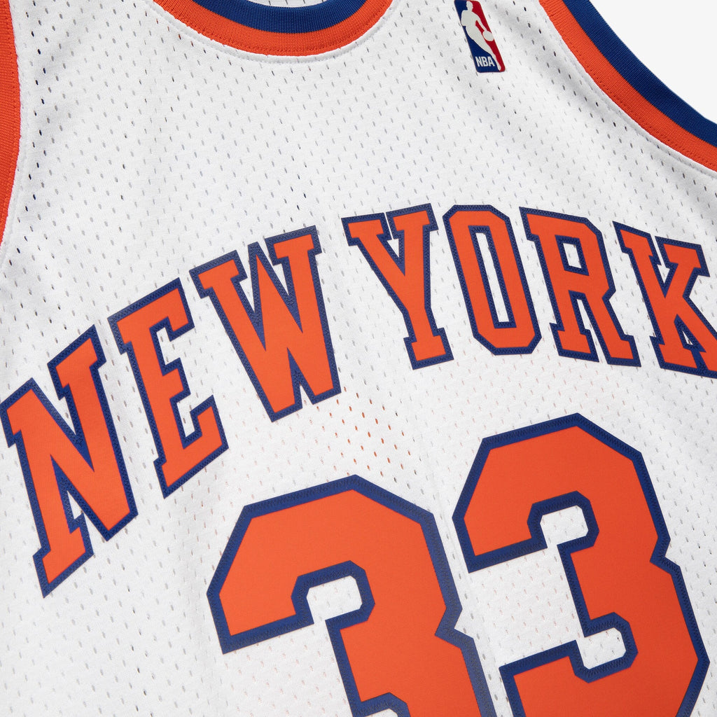 New York Knicks Mitchell & Ness Patrick Ewing 1985 Swingman Authentic Jersey - White