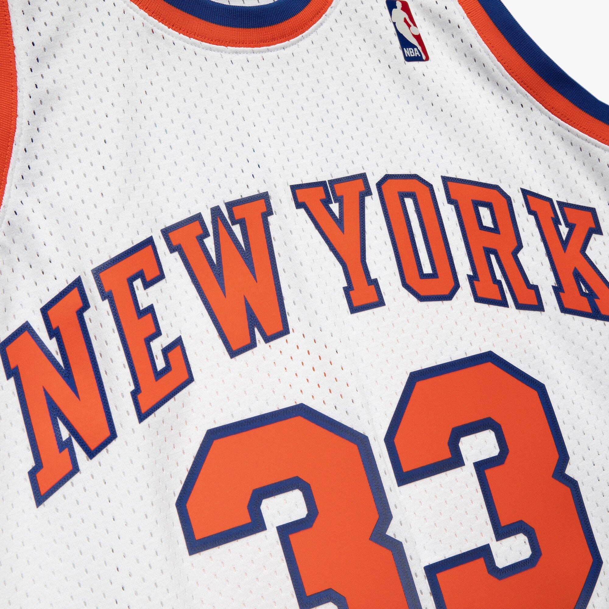 New York Knicks Mitchell & Ness Patrick Ewing 1985 Swingman Authentic Jersey - White