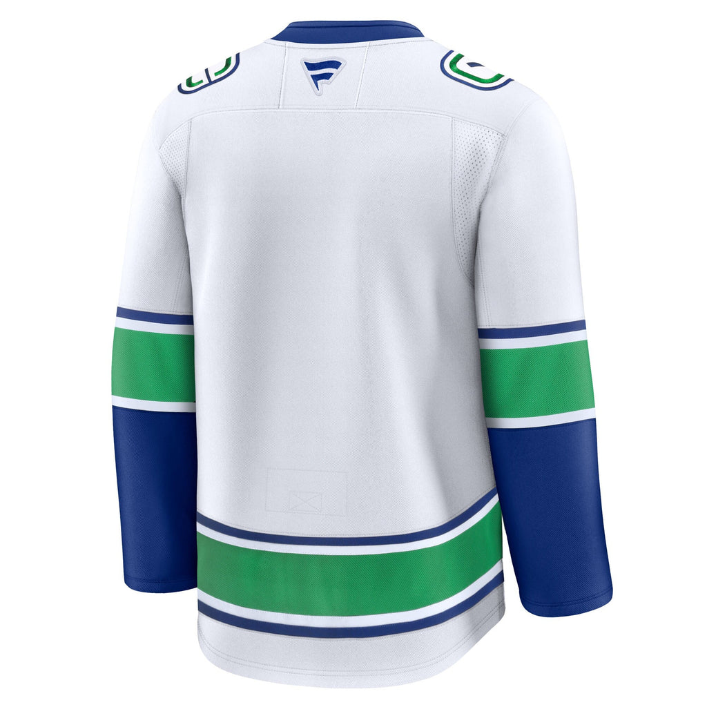 Vancouver Canucks Fanatics White Away Premium Jersey