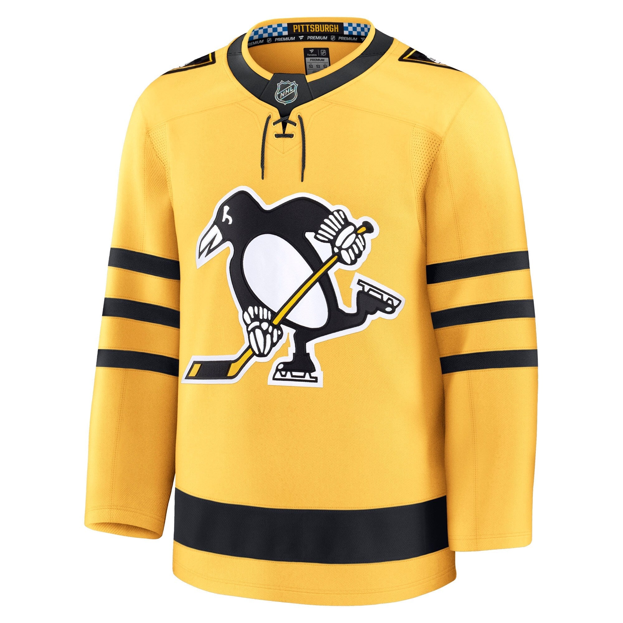 Pittsburgh Penguins Fanatics Gold Alternate Premium Jersey