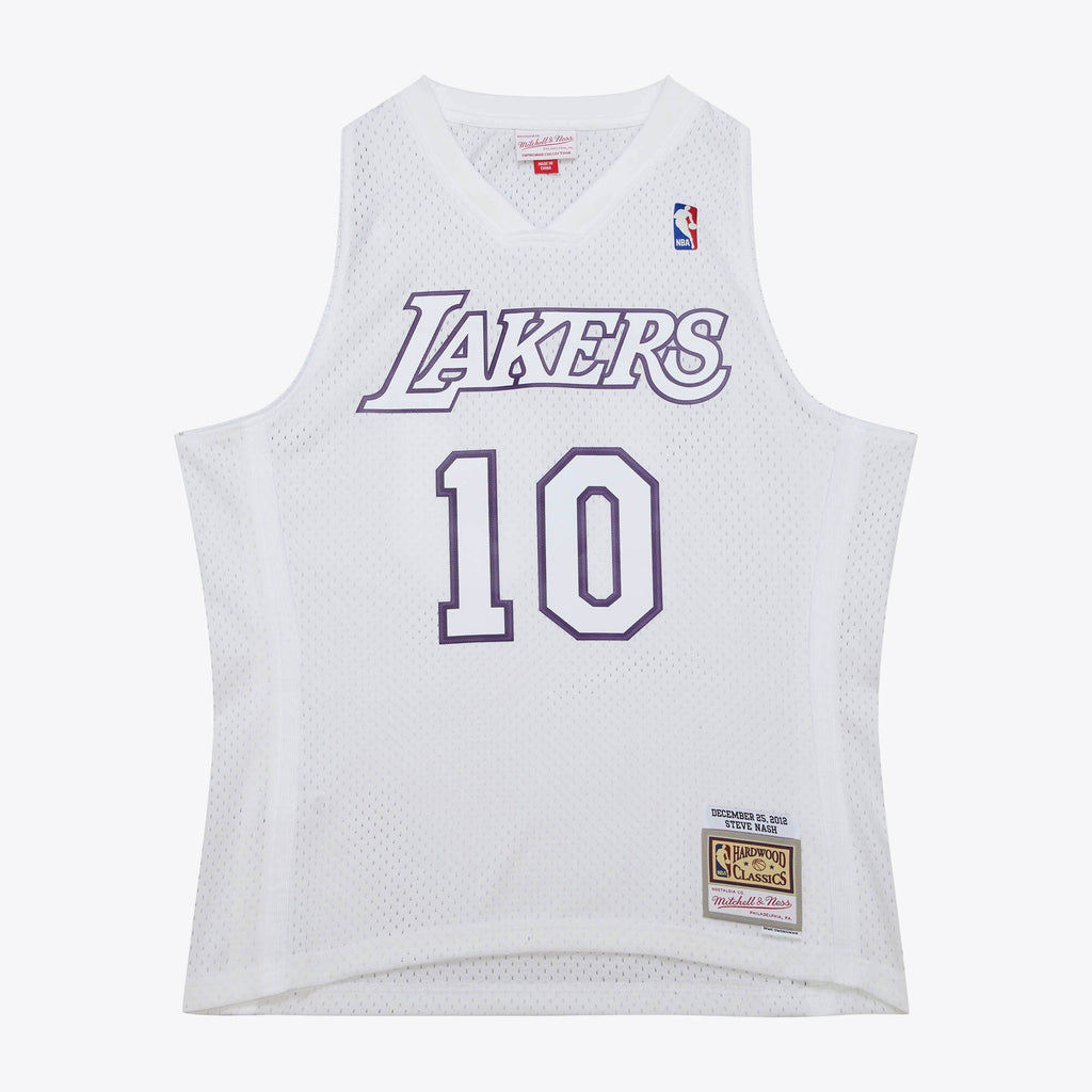 Los Angeles Lakers Mitchell & Ness Steve Nash 2012 Day Authentic Jersey - White