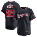 Washington Nationals James Wood Nike Navy Alternate Limited Player Jersey