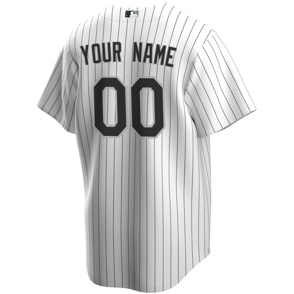 Chicago White Sox Nike White Home Replica Custom Jersey