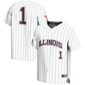 GameDay Greats #1 White Illinois Fighting Illini Lightweight Baseball Jersey