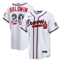 Fourth of July Atlanta Braves Drake Baldwin Nike White USA 250 Stadium Jersey