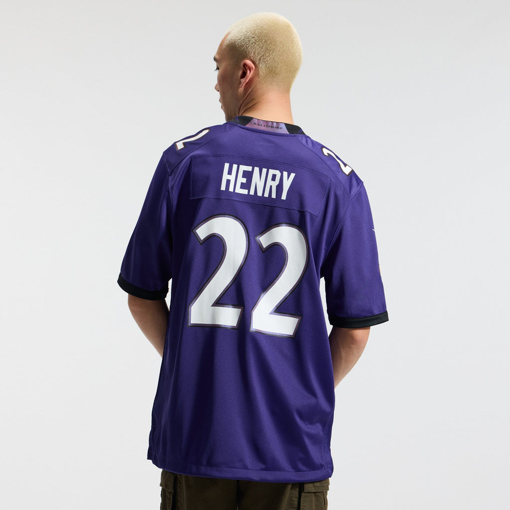 Baltimore Ravens Derrick Henry Nike Purple Team Game Jersey