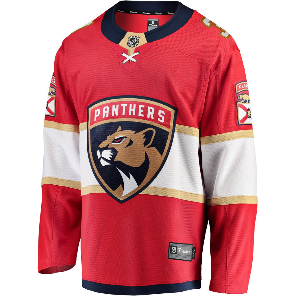 Florida Panthers Seth Jones Fanatics Red Home Breakaway Jersey