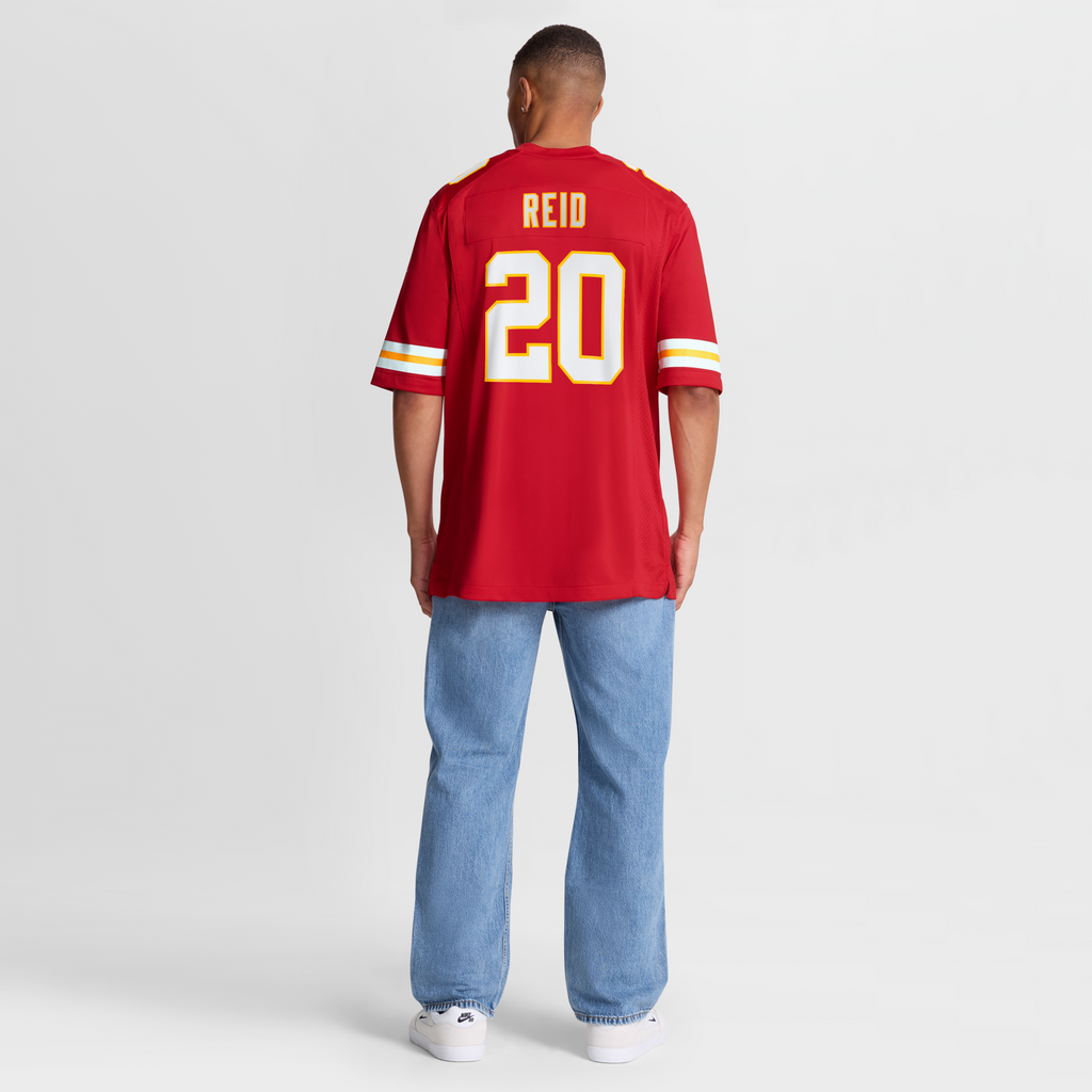 Kansas City Chiefs Justin Reid Nike Red Game Jersey