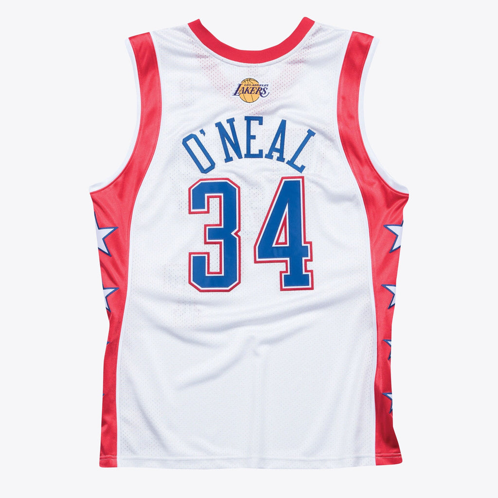 NBA 2004 West Shaquille ONeal Authentic All-Star Jersey By Mitchell & Ness - White -