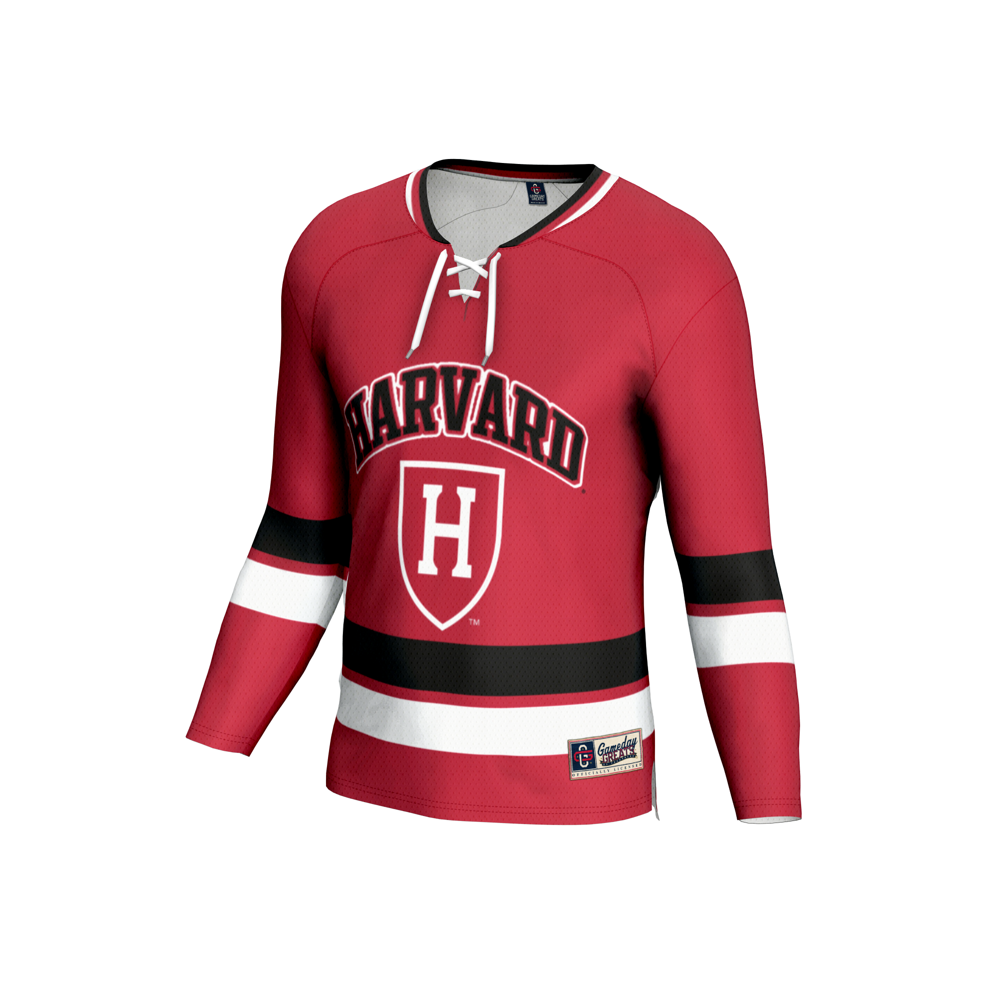 GameDay Greats Crimson Harvard Crimson Lightweight Hockey Team Fashion Jersey