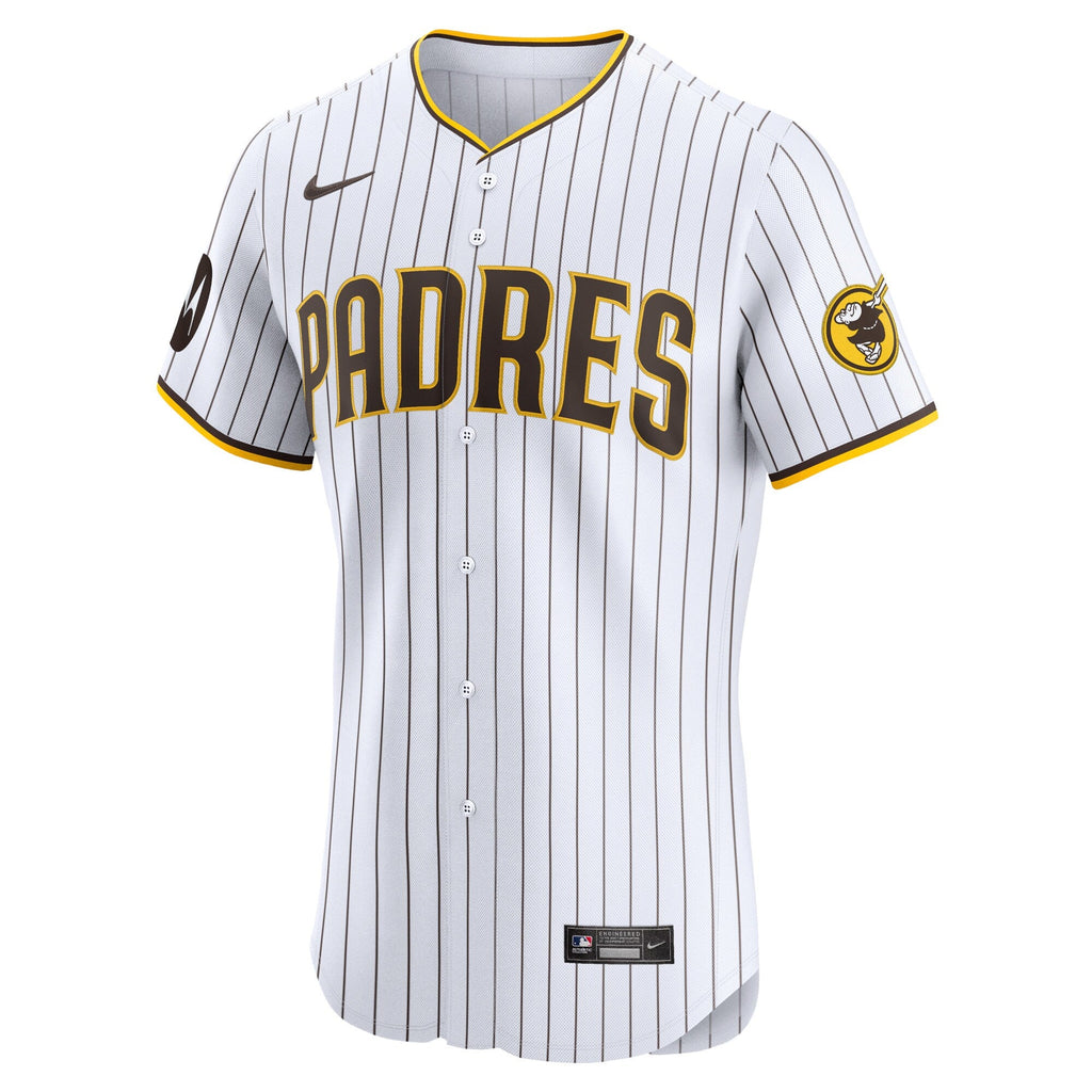 San Diego Padres Tony Fernández Nike White Home Elite Sponsor Patch Player Jersey