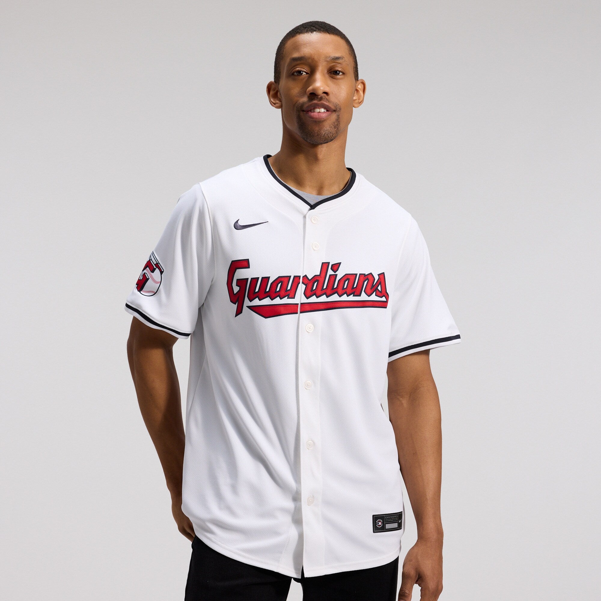 Cleveland Guardians Jose Ramirez Nike White Home Limited Player Jersey