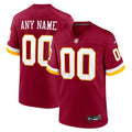 Washington Commanders Nike Burgundy Custom Game Jersey