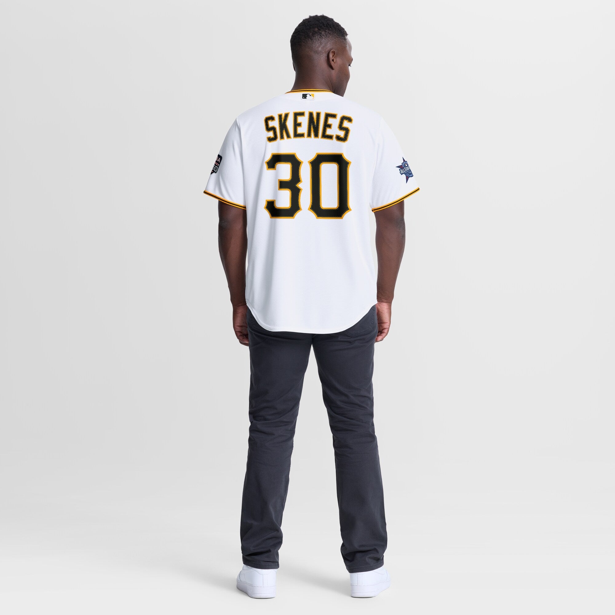 2026 All-Star Game Pittsburgh Pirates Paul Skenes Nike White Replica Jersey