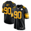 Pittsburgh Steelers T.J. Watt Nike Black Alternate Game Jersey