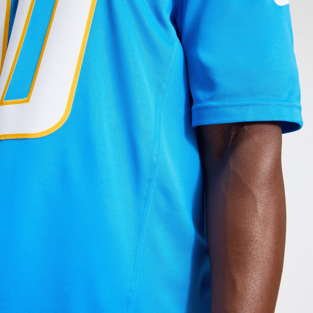Los Angeles Chargers Justin Herbert Nike Powder Blue Team Vapor F.U.S.E. Stitched Limited Jersey