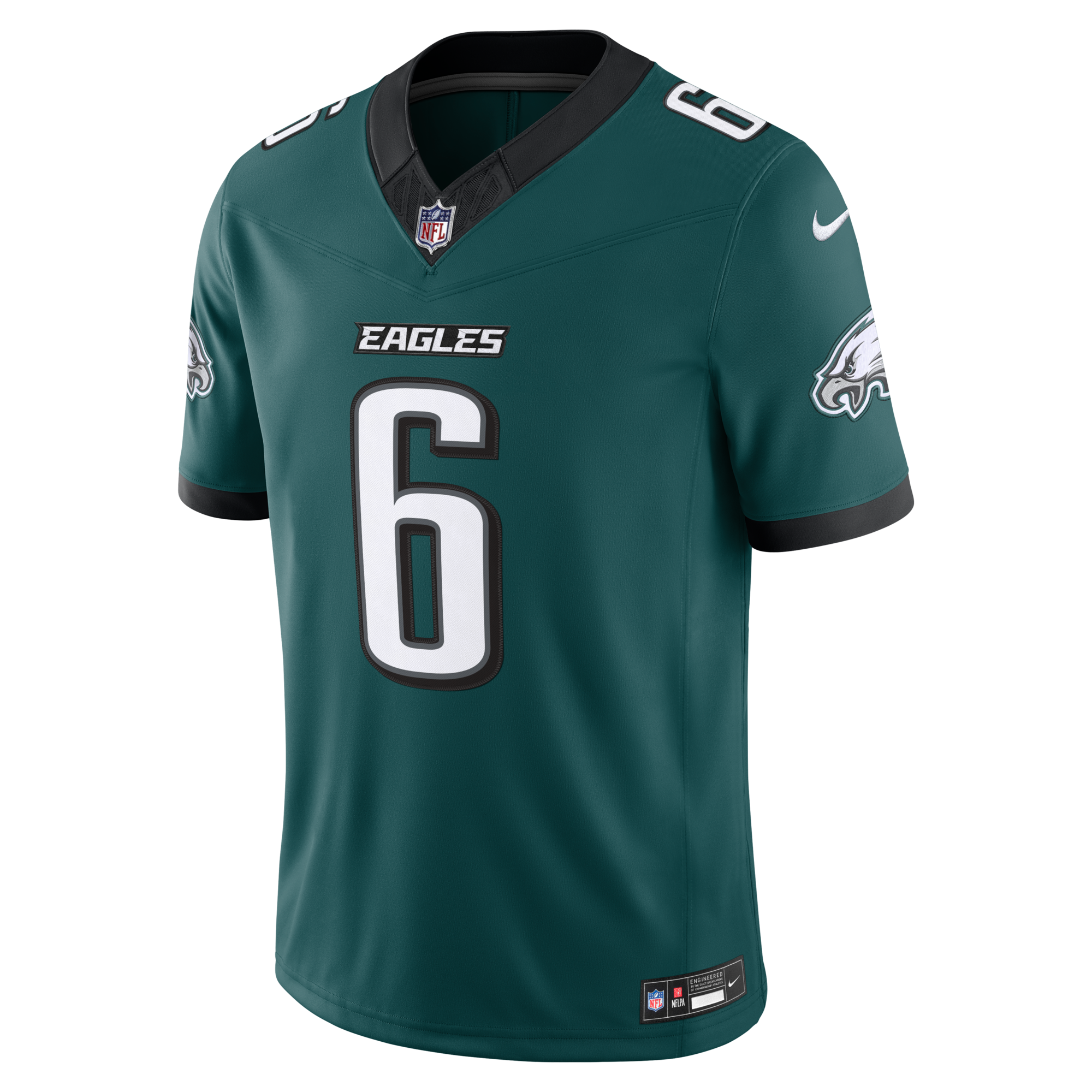 Philadelphia Eagles DeVonta Smith Nike Midnight Green Team Vapor F.U.S.E. Stitched Limited Jersey