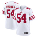 San Francisco 49ers Fred Warner Nike White Player Game Jersey