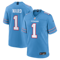 Tennessee Titans Cameron Ward Nike Light Blue Game Jersey