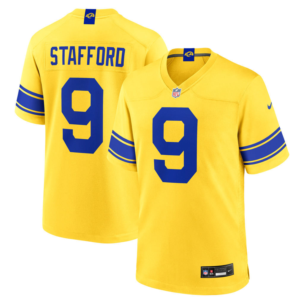 Los Angeles Rams Matthew Stafford Nike Classic Sol Game Jersey