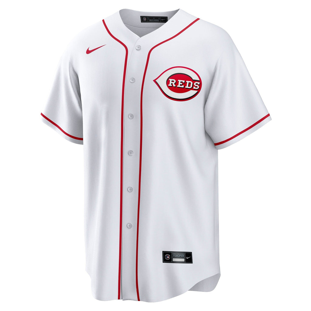 Cincinnati Reds Elly De La Cruz Nike White Home Replica Jersey