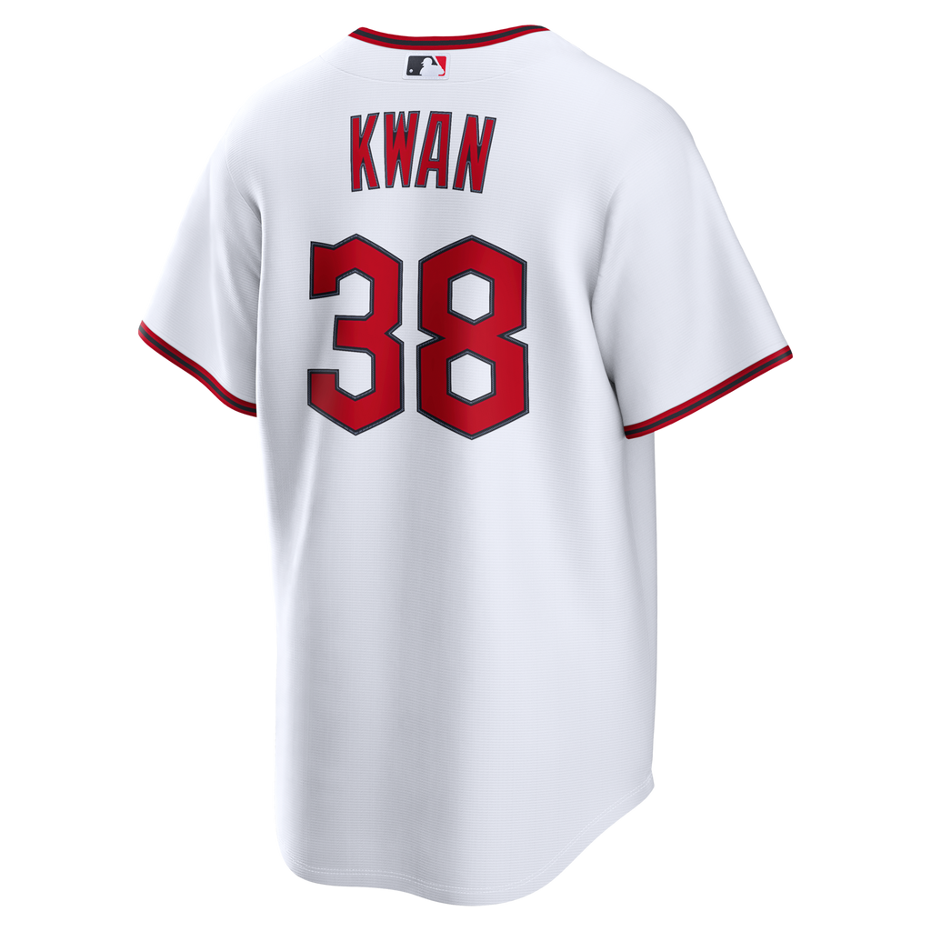 Cleveland Guardians Steven Kwan Nike White Home Replica Jersey