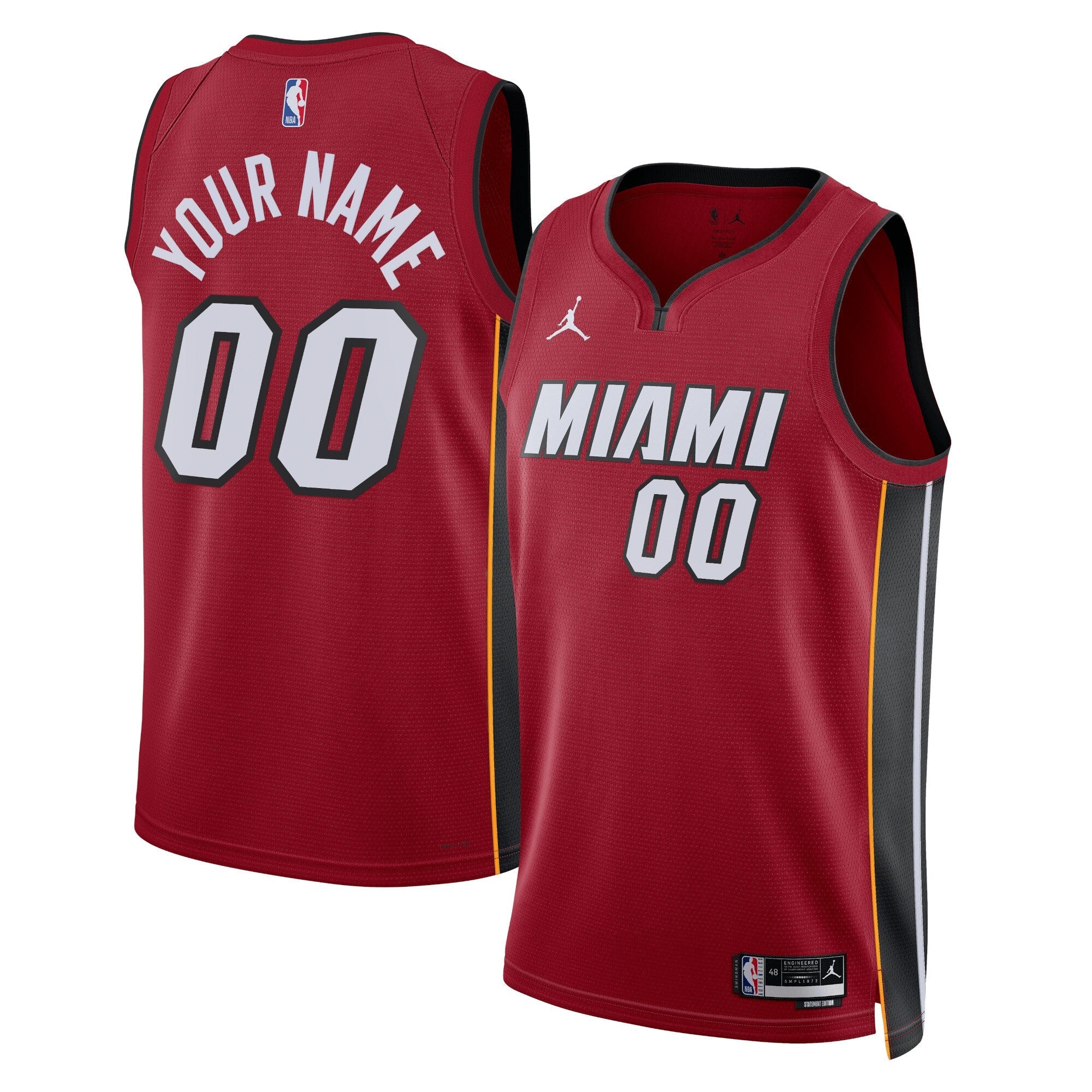 Miami Heat Jordan Statement Swingman Jersey - Custom