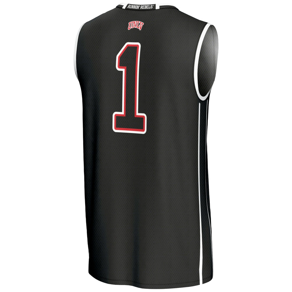 GameDay Greats #1 Black UNLV Rebels Lightweight Basketball Jersey