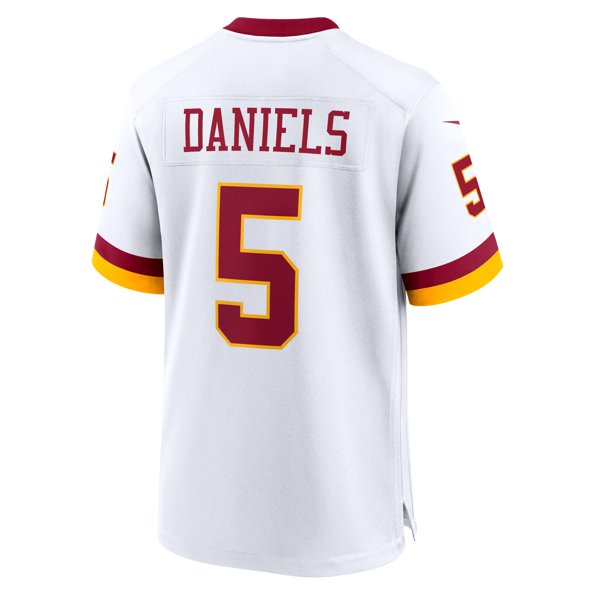 Washington Commanders Jayden Daniels Nike White Game Super Bowl Era Jersey