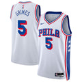 Philadelphia 76ers Nike Association Edition Swingman Jersey - White - Quentin Grimes