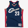 Mitchell & Ness LeBron James Navy Cleveland Cavaliers 2008-09 Hardwood Classics Swingman Jersey