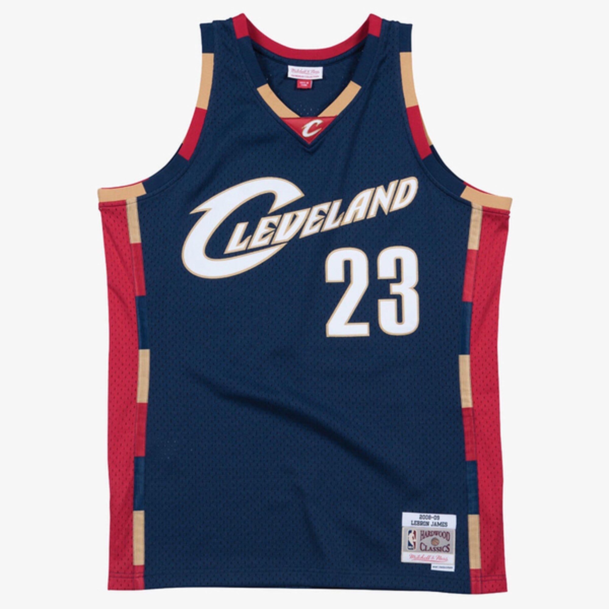 Mitchell & Ness LeBron James Navy Cleveland Cavaliers 2008-09 Hardwood Classics Swingman Jersey