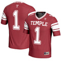 GameDay Greats #1 Cherry Temple Owls Endzone Football Jersey
