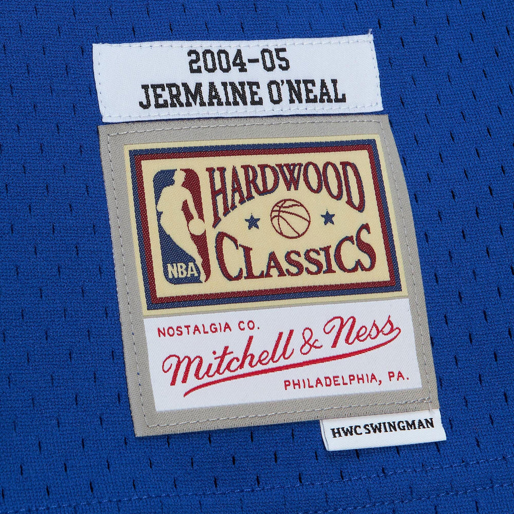 Indiana Pacers Mitchell & Ness Jermaine O'Neal 2004 Hardwood Classics Authentic Jersey - Royal Blue