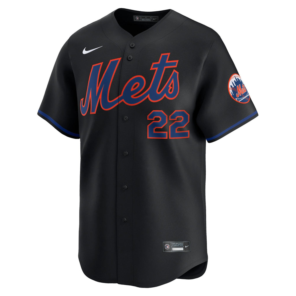 New York Mets Juan Soto Nike Black Alternate Limited Jersey