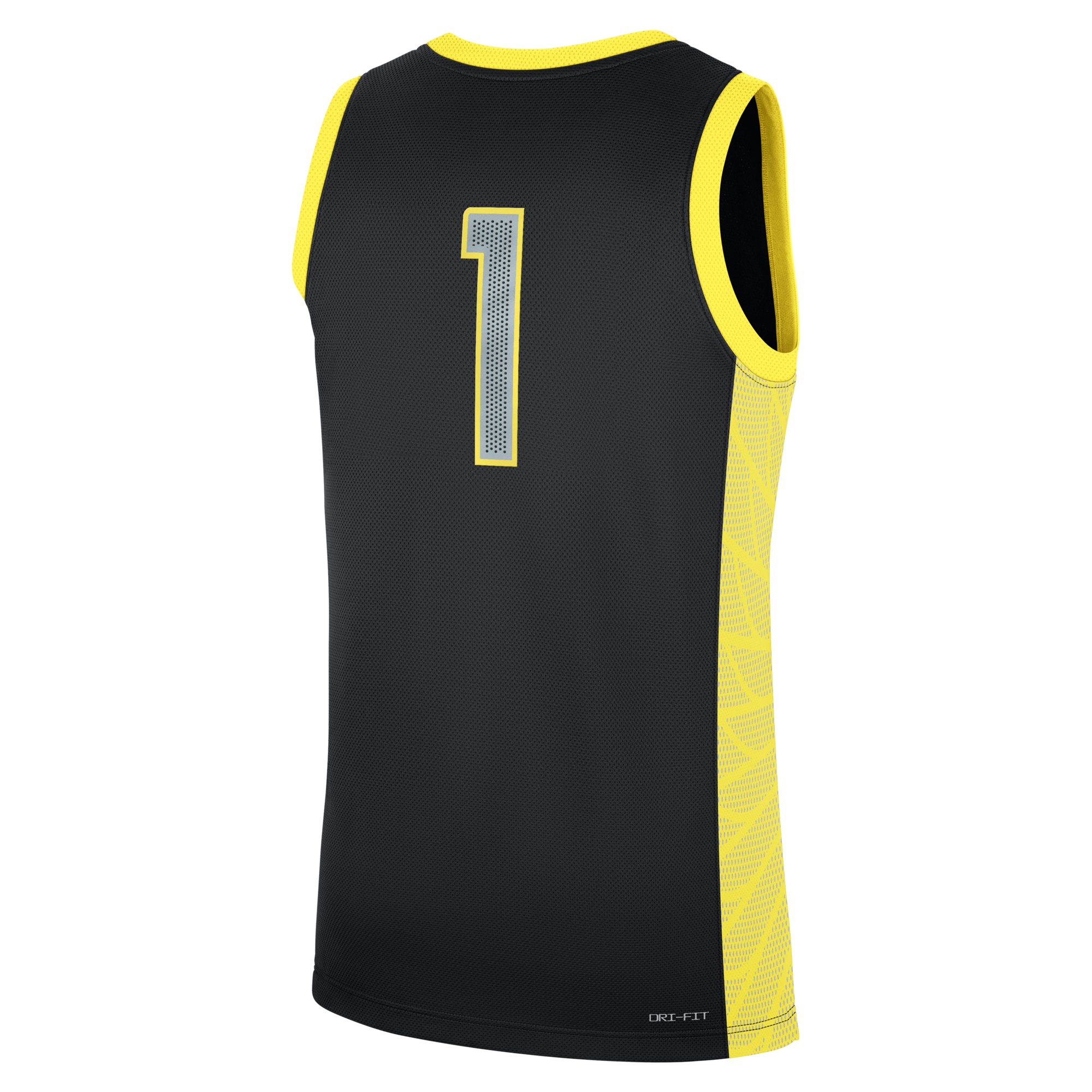 Nike Black Oregon Ducks #1 Alternate Replica Basketball Jersey