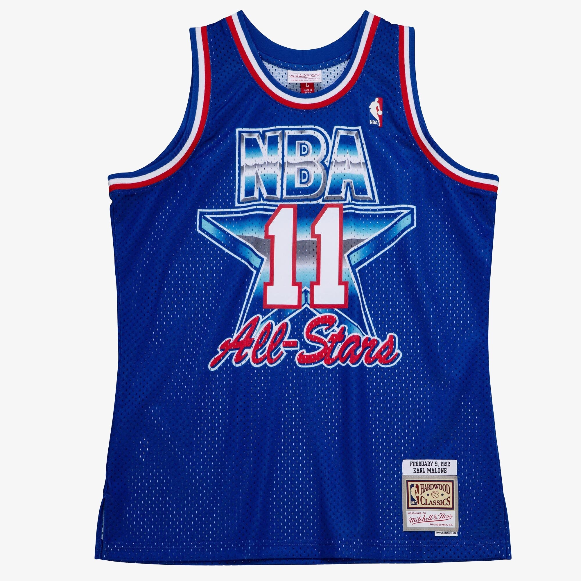 NBA All-Star West Mitchell & Ness Swingman Jersey Karl Malone 1992