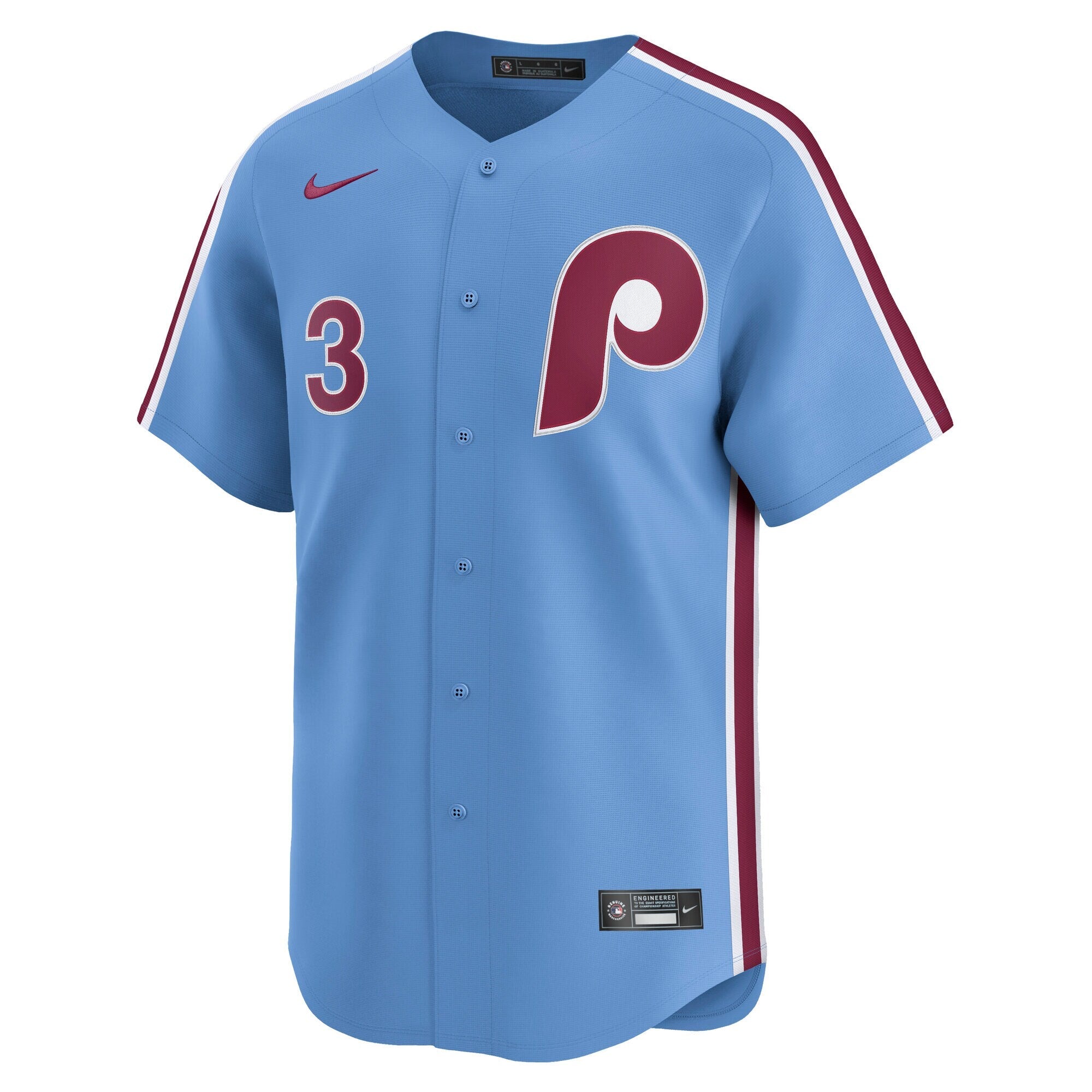 Philadelphia Phillies Bryce Harper Nike Light Blue Alternate Limited Player Jersey