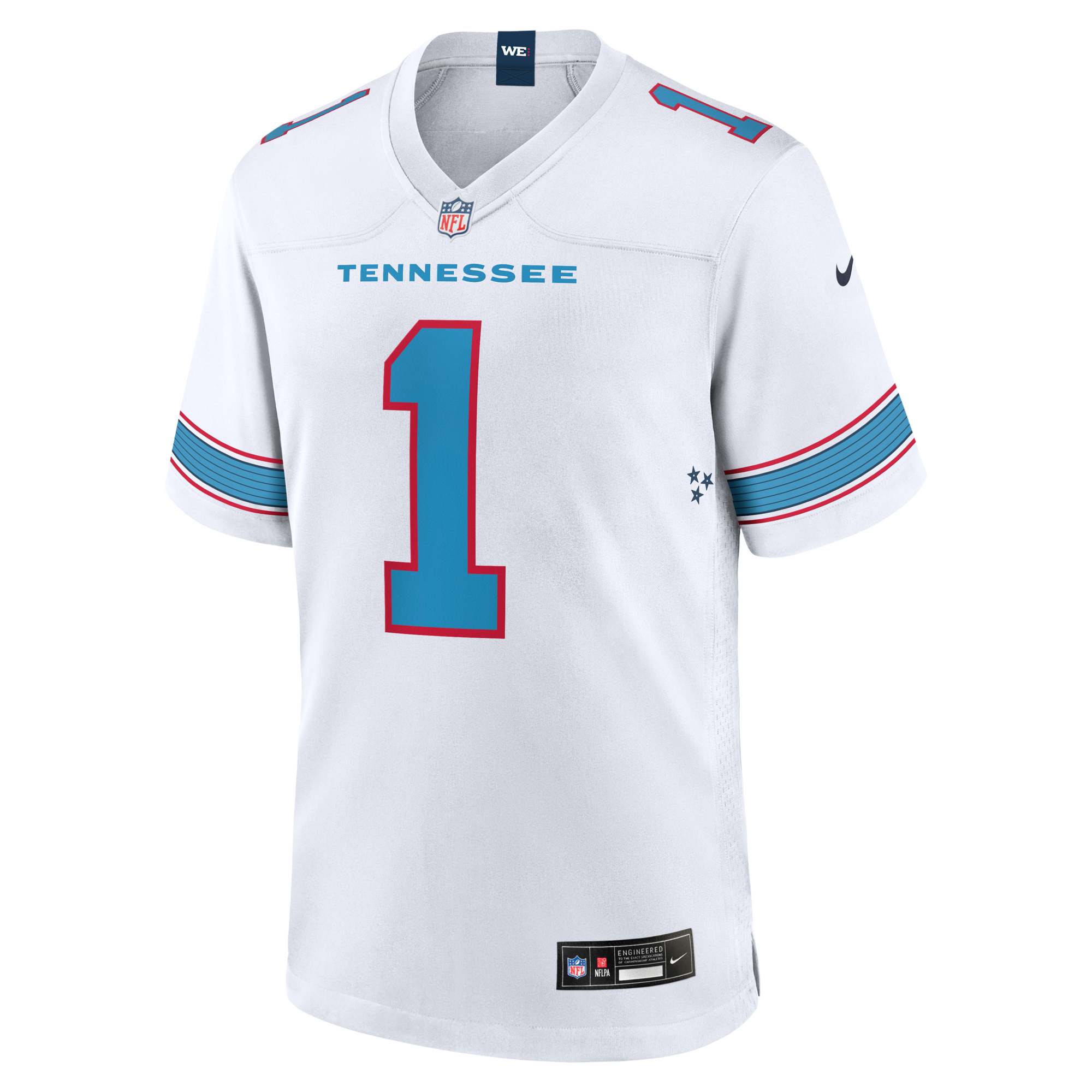Tennessee Titans Cameron Ward Nike White Game Jersey