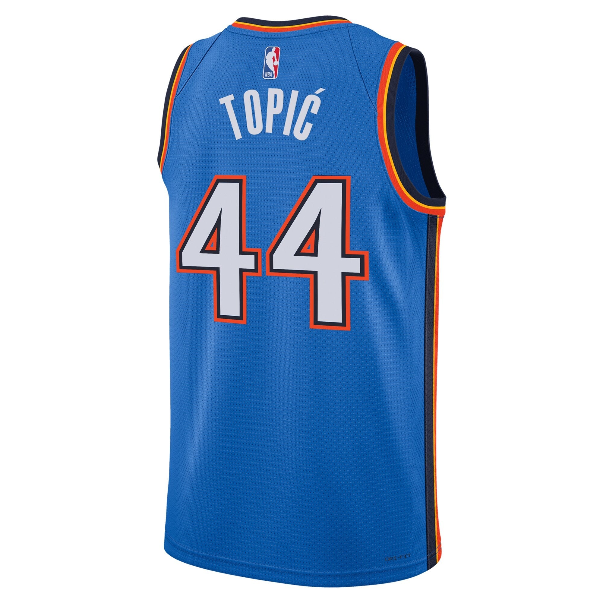 Oklahoma City Thunder Nike Icon Swingman Jersey - Blue - Nikola Topi?