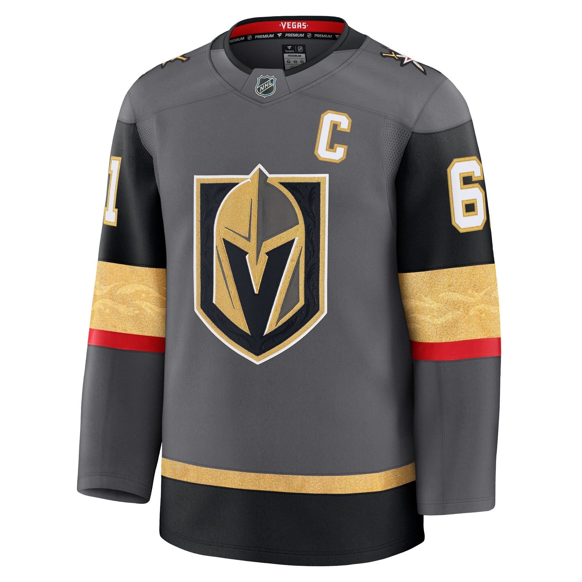 Vegas Golden Knights Mark Stone Fanatics Gray Alternate Premium Jersey