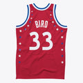 NBA All-Star East Larry Bird Authentic All-Star Jersey By Mitchell & Ness - Scarlett -