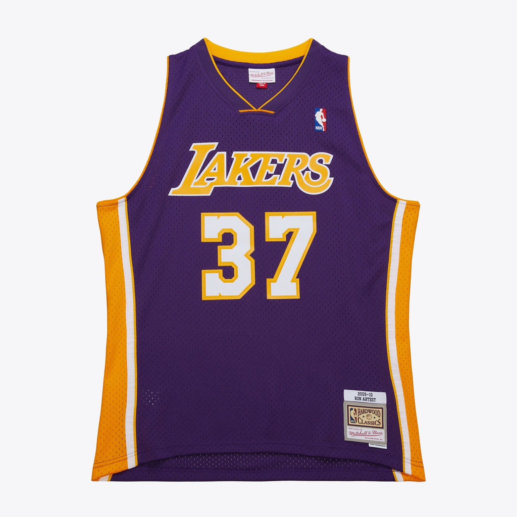 Los Angeles Lakers Mitchell & Ness Ron Artest 2009 Dark Authentic Jersey - Purple
