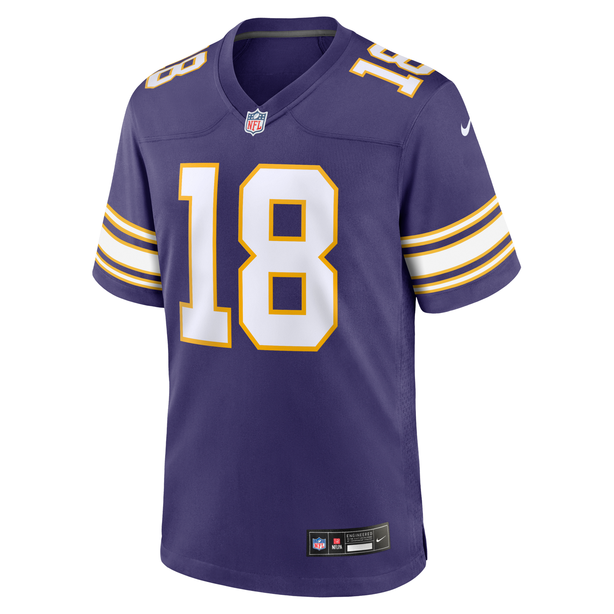 Minnesota Vikings Justin Jefferson Nike Purple Classic Player Game Jersey