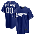 Los Angeles Dodgers Nike Royal Alternate Replica Custom Jersey