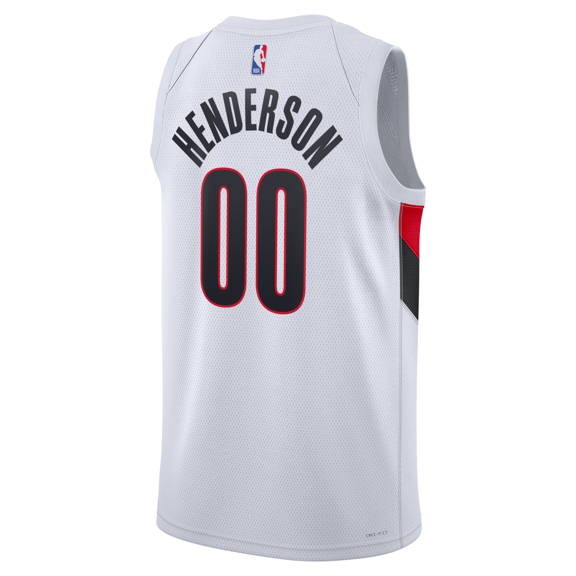 Portland Trail Blazers Nike Replica Association Edition Swingman Jersey - White - Scoot Henderson
